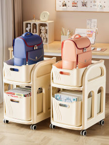 ตู้เก็บของแบบเคลื่อนที่ ชั้นวางของสำหรับใส่กระเป๋าหนังสือ รถเข็นสำหรับใส่หนังสือ ชั้นวางของสำหรับใส่ของในห้องทำงาน รถเข็นสำหรับใส่ของสำหรับนักเรียน รถเข็นสำหรับใส่ของในชั้นวางของใต้โต๊ะ