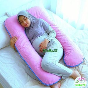 BANTAL IBU HAMIL dengan berbagai motif berbentuk U cocok untuk perawatan kehamilan ukuran 115x75cm
