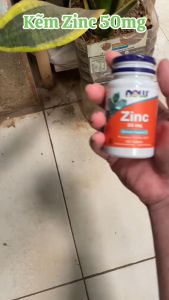Now Zinc Gluconate 50mg - Viên Uống Bổ Sung Kẽm Chống Viêm Cơ Giúp Cơ Bắp Ổn Định Hơn
