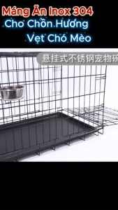Máng Ăn Inox 304 Máng Ăn Cho Chồn Hương Máng Ăn Cho Vẹt Bát Ăn Cho Chó Bát Ăn Cho Mèo Bát Ăn Cho Chồn