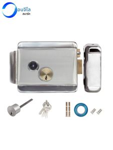 Anjielosmart ล็อคควบคุมอิเล็กทรอนิกส์โลหะกุญแจประตูไฟฟ้าล็อคประตูรองรับระบบอินเตอร์คอมวิดีโอล็อคอิเล็กทรอนิกส์