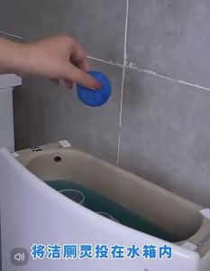 10pcs Blue bubble toilet cleaner toilet deodorant artifact fragrance type deodorant ball block