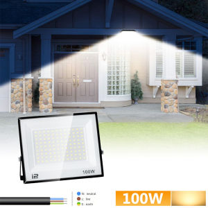 Led Flood Light IP66 Waterproof 100W 200W Outdoor Floodlight Spotlight LED Reflector Street Lamp Wall Flood Lights