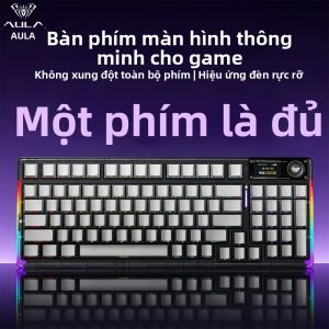 AULA | Gaming E-sports Dedicated Custom Mechanical Keyboard for Men Triple-Mode Bluetooth