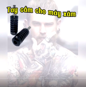 Tay cầm lục giác và tay cầm xoáy áp dụng cho máy xăm vòng pin hay còn gọi là máy Coi