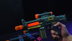 SYARIAH TOYS MAINAN TEMBAK TEMBAKAN ANAK LASER GUN BULLET SOUND 3D LIGHT TELESCOPIC VIBRATION