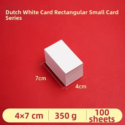 Thick Hard White Card Stock 10x15cm Postcard Size Blank Small Dimension Stamping Card Paper Museum Stamp Collecting Special Card Paper