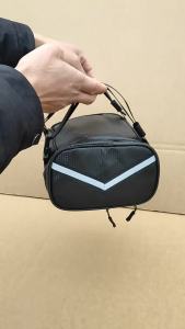 Bicycle Back Seat Bag Waterproof Motorcycle Tail Rack Bag Adjustable Bike Rear Seat Saddle Pouch for Motorcycle Electric Bicycle