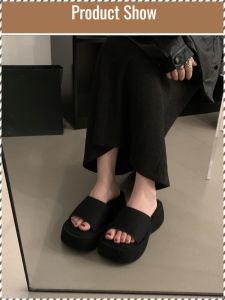 รองเท้าเพิ่มรองเท้าแตะหรูหรารองเท้าแตะรองเท้าแตะแฟชั่นความรู้สึกรองเท้าแตะ