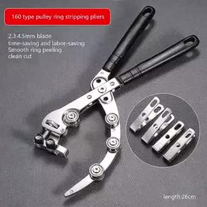 Fruit Tree Girdling Tool - Heavy Duty Pulley Adjustable Gadget | Fruit Tree Bark Girders | Replaceable Blade Girders