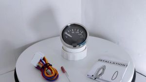New KUS 52mm Water Temperature Gauge 40-120℃ 25-120℃ Degree with Yellow Red Backlight for Boat Car Motorcycle Accessories 12/24V