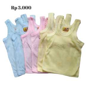 OBRAL 12 PCS Kaos Dalam Anak Laki Dan Perempuan Lusinan Murah / Singlet KIKI Harian anaK 0-9 THN