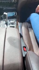 1 Pair Car Seat Leak Proof Strip Filling Seat And Console Gap Anti-Drop Gap Filler With Hole