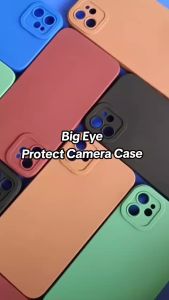 NEW - Iphone 13 Pro 13 Pro max 14 14 Plus/max 14 Pro 14 pro Max 15 15 pro 15 Pro Max - Silicon Big Eye (Pro camera) Case - Softcase dove dengan Pelindung Kamera