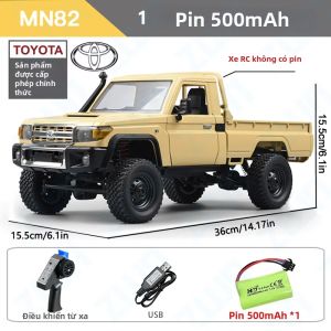 Xe Điều Khiển Từ Xa ZWN Tỷ Lệ 1:12 MN82 PRO 4WD Xe Bán Tải Địa Hình Với Đèn Pha Điều Khiển Được Điều Khiển Từ Xa 2.4G Quà Tặng Cho Trẻ Em Chất Liệu Kim Loại & Nhựa