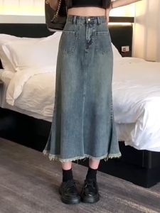 Rok Vintage Korea & Ruffle Wanita Dewasa