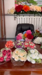 (6 Bunga) Bunga Mawar 6 Pronged Angel Rose Artificial