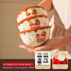 SHELI | Bát Sứ Tranh Tô Tay Đáng Yêu Giá Trị Cao