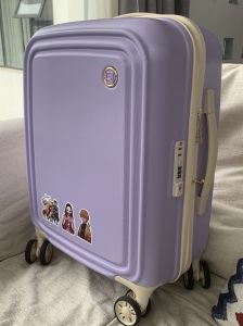 Japanese Retro Yellow 20-Inch Ultra-Light Boarding Luggage Password Suitcase Mute 26 Consignment Female Trolley Suitcase