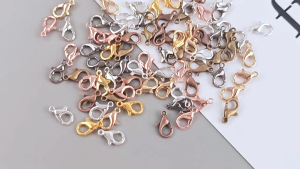 ห่วง ก้ามปู จิ่ว ทอง เงิน โรเดียม คละสี สดใสสวยๆ ขนาด 6*12mm สำหรับ ทำพวงกุญแจ อุปกรณ์งานฝีมือ DIY ของตกแต่งชิ้นงาน