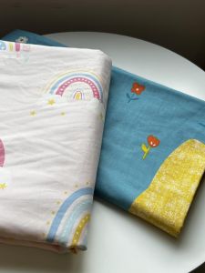 Tấm Lót Chăn Mền Dày Bằng Cotton Nguyên Chất Họa Tiết Hoạt Hình Cho Thú Cưng Tấm Lót Chăn Mềm Mại Ấm Áp Thoải Mái Cho Mùa Thu Đông