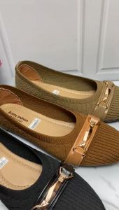 Sepatu Ballet Rajut Wanita Kekinian- Flatshoes wanita terbaru