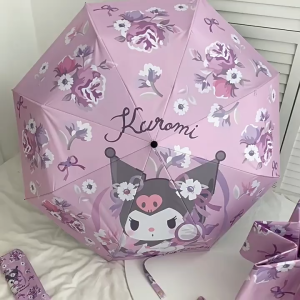 Automatic Umbrella Female Student Rain or Rain Dual-use Folding Sunshade Sunscreen Anti-Ultraviolet Sun Umbrella