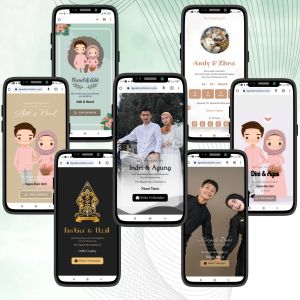 Undangan Website Pernikahan | Digital Website Invitation | Free Kartu Ucapan Terima Kasih