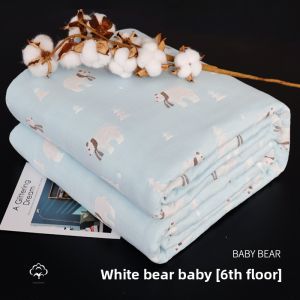 Summer Breathable Cotton Gauze Blanket Thin