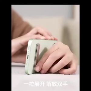 Magnetic Ultra Thin Foldable Mobile Phone Holder Bracket Metal Alloy Desktop Cell Phone Stands Universal Phone Support Kickstand