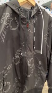 Jaket Pria Model Jaket Hoodie Berkerudung Kerah Bisbol Gaya Kasual Fashion Jacket