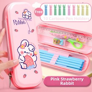 BAODIAN | Large Capacity Cartoon Pencil Case