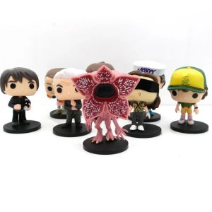 8pcs/set 4-Inch Stranger Things Steve Monster Handheld Figures with Stand (Bagged)