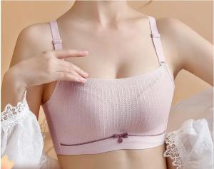 2PCS Triumphˉ High quality Comfortable bra without underwire women full coverage bra back buckle fixed Suitable for small breasts