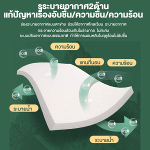 AIBE ที่นอนยางพารา ยางฉีด ไม่ใช่ยางอัด รุ่น 2-4 นิ้ว Fadell Latex ปลอกซิปถอดได้ topper ยางพารา เกรดA ที่นอน ท็อปเปอร์