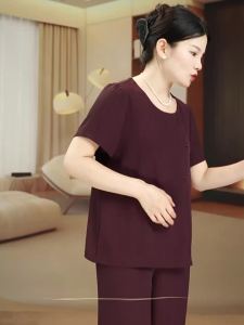 SHERIHAM | Bộ Áo Ngắn Tay Rộng và Quần Ống Rộng Giúp Gọn Người