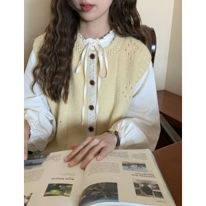 imimtuan | Áo Vest Thêu Hoa Cổ Điển Elegent Mới Thu