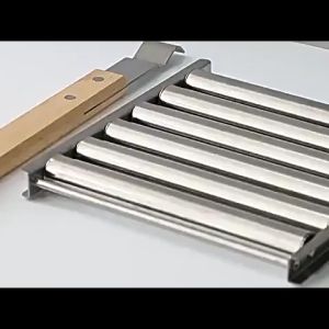 Marino Home ลูกกลิ้งฮอทดอก ลูกกลิ้งไส้กรอกสแตนเลส สปอตฮอทด็อกโรลเลอร์ ตะแกรงลูกกลิ้งบาร์บีคิว No.Y1615