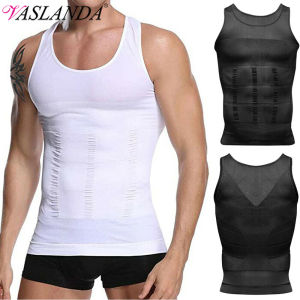 Mens Slimming Body Shapewear Corset Vest Shirt Compression Abdomen Tummy Belly Control Slim Waist Cincher Underwear Sports Vest