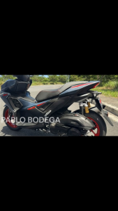Yamaha Aerox Version 3 black carbon set *2 pieces hydro-dipped side inner winglet