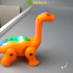 Đồ Chơi Khủng Long Mini Dùng Pin Có Nhạc Và Đèn Led Phát Sáng Xương Rồng Nhỏ