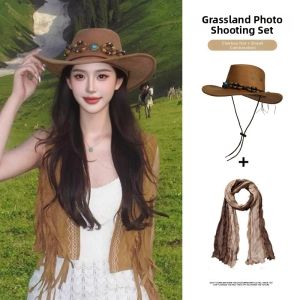 Cgediao | Sun Protection Retro Cowboy Hat