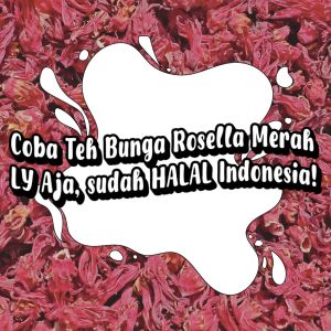 Teh Bunga Rosella Merah Rosela Ungu 1 Kg LY Aja Kering Grade A 1Kg