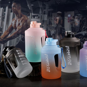 Color Gradient Large Capacity Fitness Water Tumbler