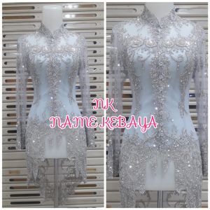 atasan kebaya pesta model pinguin + longtorso