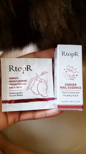 RtopR น้ำยาบำรุงเล็บขิงฆ่าเชื้อแบคทีเรีย เพิ่มความสวยงามให้กับเล็บ ลดความเสียหายของเล็บ ซ่อมแซมเล็บ น้ำยาบำรุงเล็บ ซ่อมแซม 10 มล. DIRE