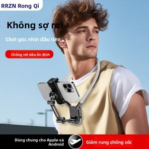 RQZN | First-Person View Magnetic Anti-Shake Neck Mount Phone Holder | Trending Choice Alongside waterproof phone pouch