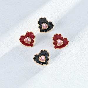 Vanco Chick Jewelry-S925 Silver simple glazed Zircon earrings