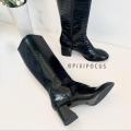 Giày boots đùi nữ zara chuẩn auth boot lửng cao cổ gót cao 5p hoạ tiết vân cá sấu VNXK bốt xuất khẩu dư xịn. 