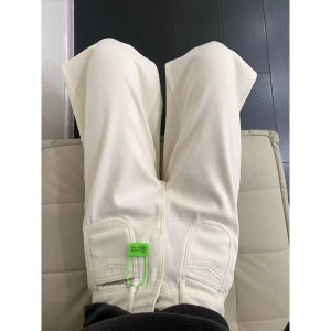 QIANCHANGNAAI | High Waist Hip Covering Slim Fit Warmth Denim Pants